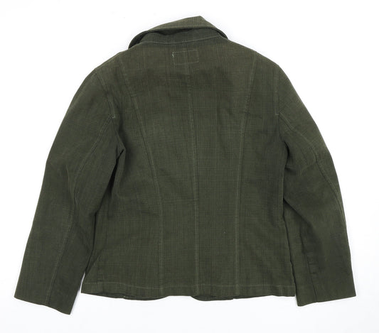 Per Una Women's Green Blazer, Size 10, Classic Style