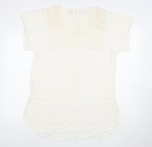 Accessorize Women's White Lace Blouse S