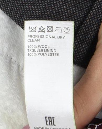 Marks and Spencer Grey Dress Pants, 36 Waist, Regular Fit