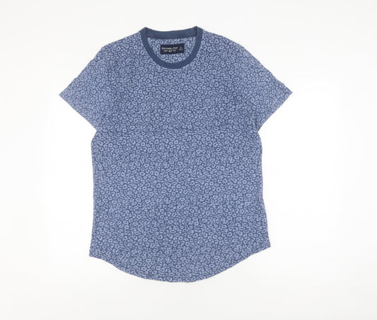 Womens UK Size S Abercrombie & Fitch Blue Basic T-Shirt