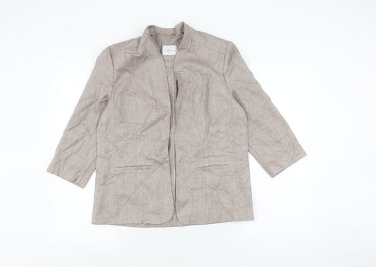 Womens UK Size 12 Eastex Regular Beige Blazer