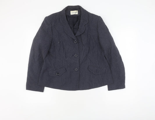 Womens UK Size 12 Eastex Regular Blue Suit Jacket