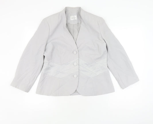 Womens UK Size 12 Eastex Regular Grey Suit Jacket
