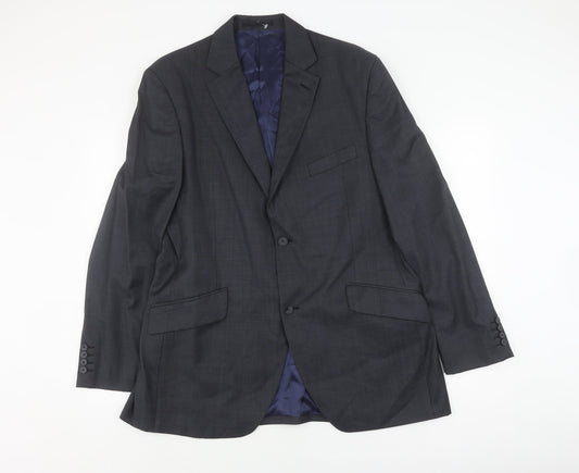 Mens UK Size 44 Austin Reed Regular Grey Suit Jacket