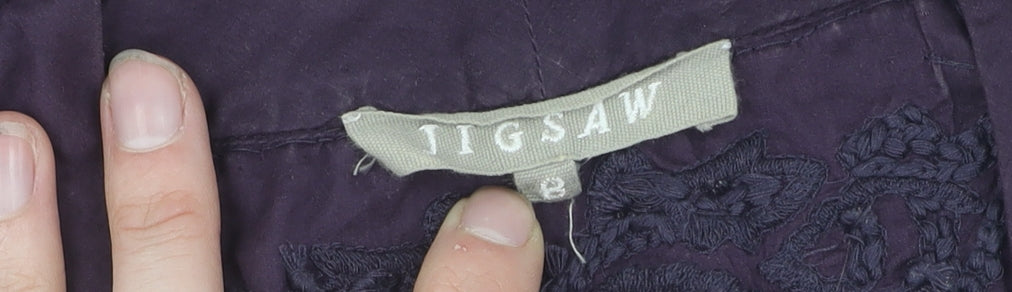 Jigsaw Women's Purple A-Line Dress, Size 8