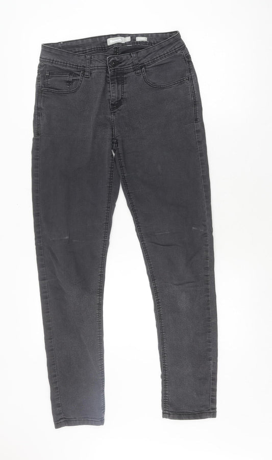 Womens UK Size 10 Bench Slim Fit Skinny Black Jeans