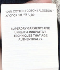 Superdry Men’s Blue Striped Pullover Jumper S