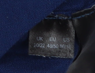 Womens UK Size 20/22 Capsule Blue Pullover Jumper