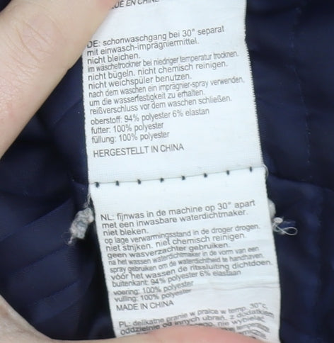 Mountain Warehouse Women's Blue Jacket Size 8 Waterproof