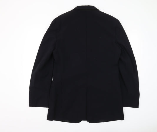 Mens UK Size 40 DKNY Regular Black Suit Jacket
