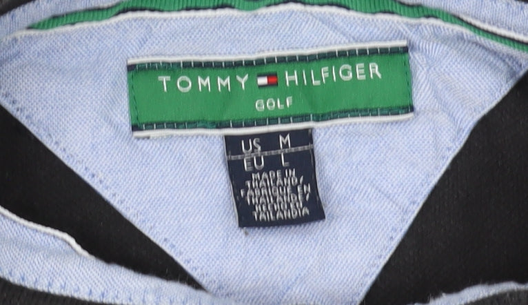 Tommy Hilfiger Men's Black M Polo Shirt for Golf