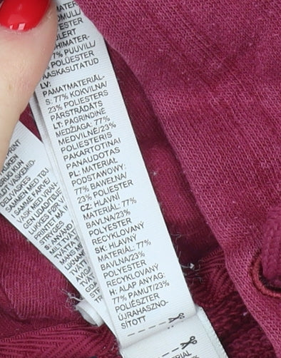 Adidas Women's Red Hooded Full Zip Hoodie Size S