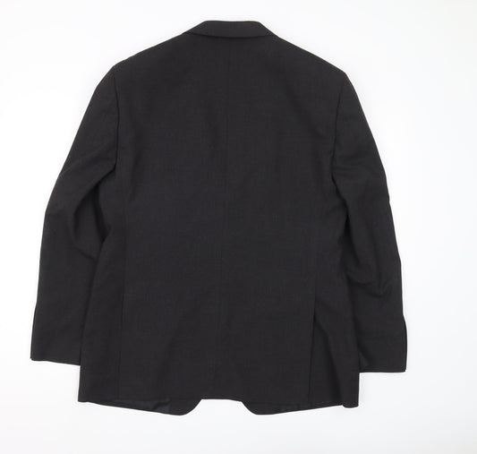 Mens UK Size 40 Marks and Spencer Regular Black Suit Jacket