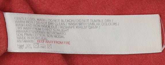 FatFace Women's Red 3/4 Sleeve T-Shirt Size 12