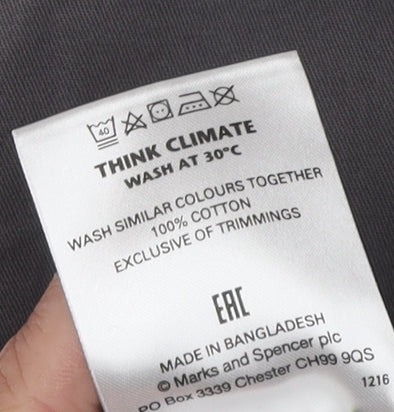 Marks and Spencer Men's Grey Chino Trousers XL