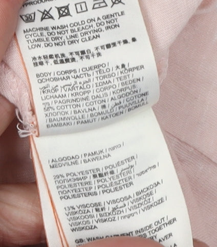 Womens UK Size 8 Superdry Pink Tank