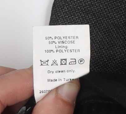 River Island Men's Black Slim Trousers Size 28