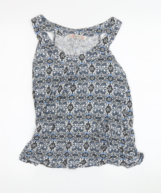 Womens UK Size 10 Mantaray Multicoloured Basic Tank