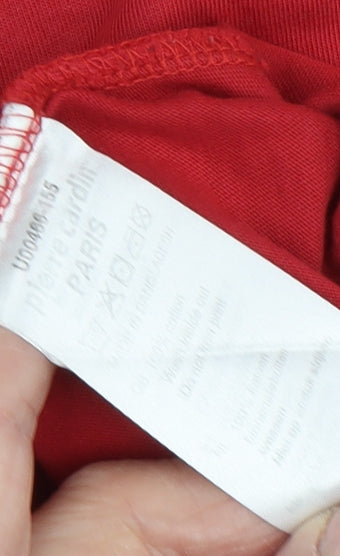 Pierre Cardin Men's Red XL V-Neck T-Shirt