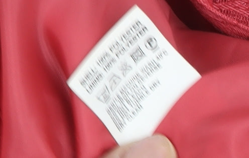 Eastex Women's Red A-Line Midi Skirt Size 14