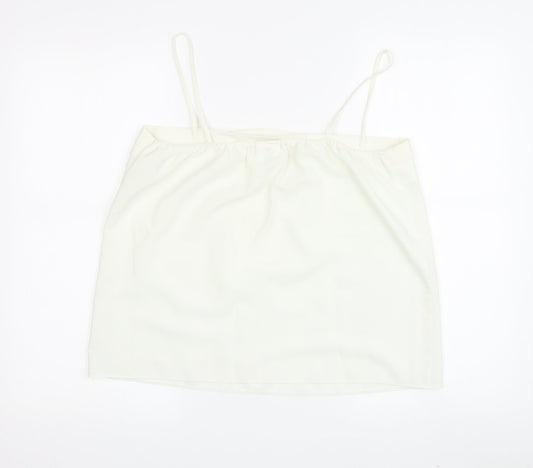 Womens UK Size 16 Amari White Camisole Tank