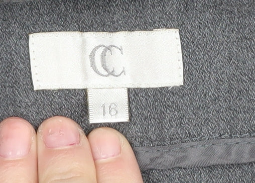 CC Women's Grey Dress Pants Size 18 - Business Classic