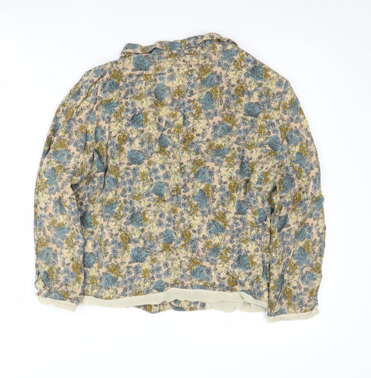 River Island Women's Floral Blazer Multicoloured Size 10