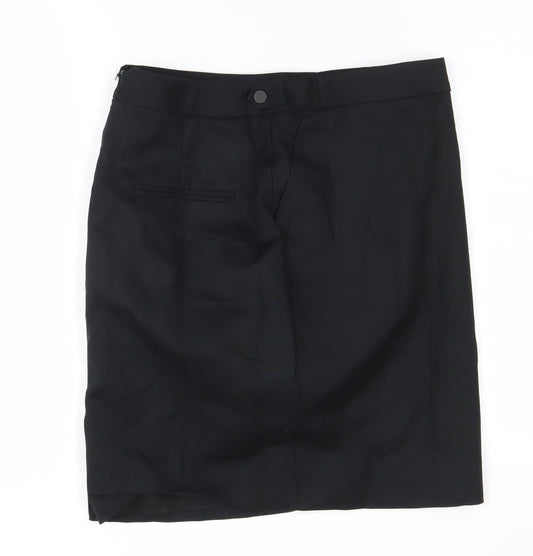 Mango Women's Black Pencil Skirt Size 12