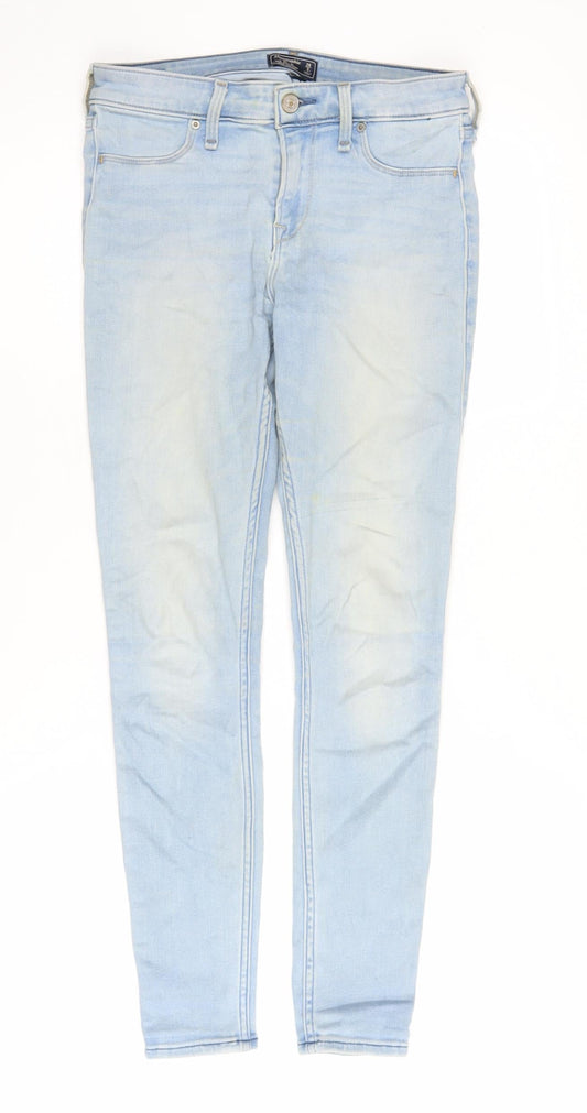 Womens UK Size 2S Abercrombie & Fitch Slim Fit Jegging Blue Jeans