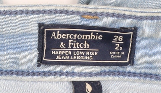 Abercrombie & Fitch Women's Blue Jegging, Size 2S, Light Wash