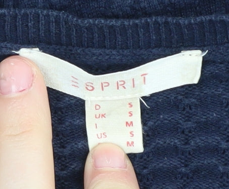 Womens UK Size S Esprit Blue Pullover Jumper