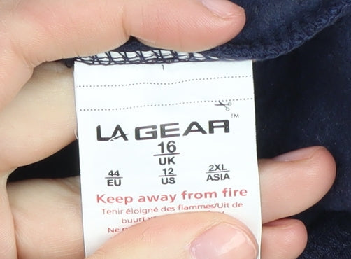 LA Gear Women's Blue Size 16 Basic Jacket