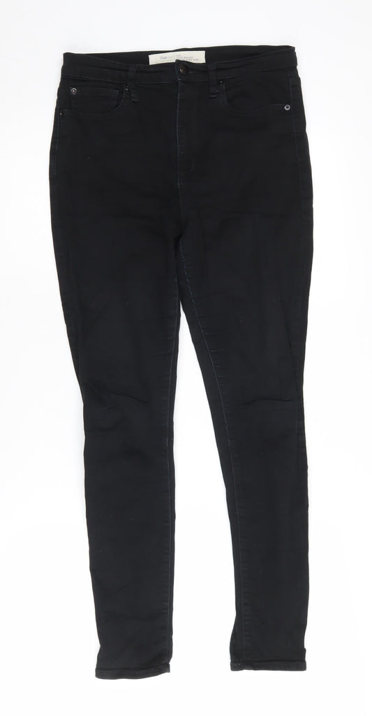 Womens UK Size 28 Gap Regular Fit Skinny Black Jeans