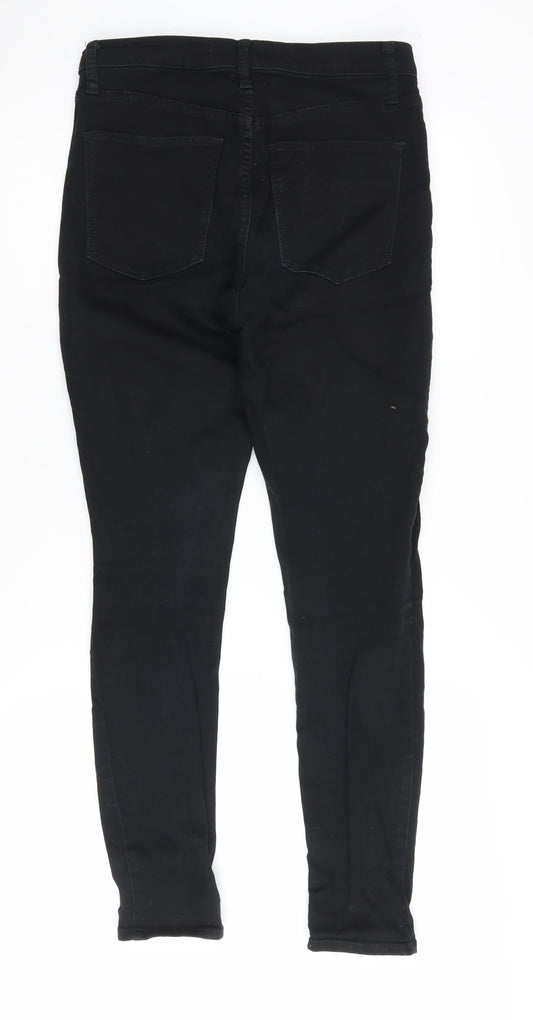 Womens UK Size 28 Gap Regular Fit Skinny Black Jeans