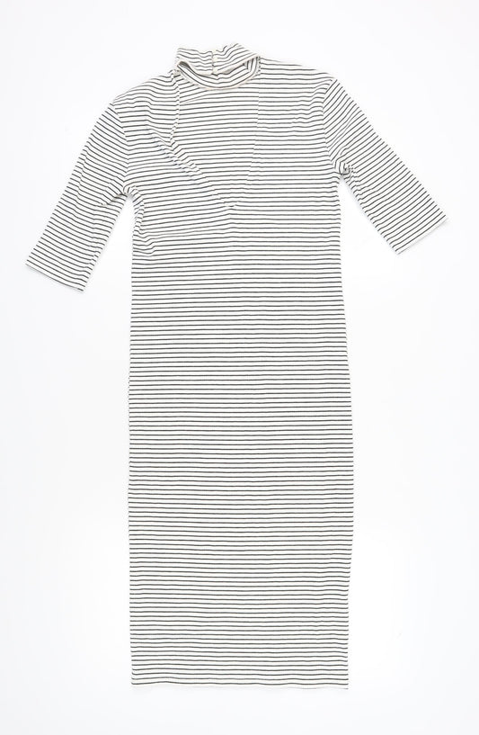 Marks and Spencer Women's Striped Midi Sheath Dress