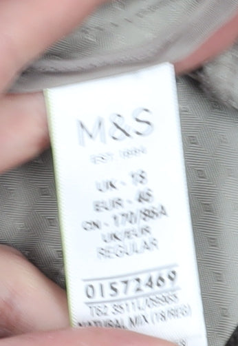 Womens UK Size 18 Marks and Spencer Business Grey Trousers