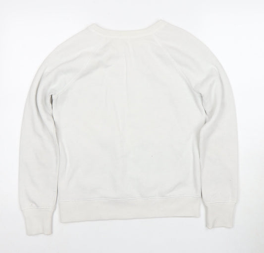Calvin Klein Jeans Women's White Pullover Sweatshirt S