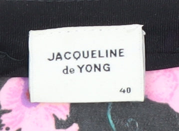 Jacqueline de Yong Women's Floral Blouse Size 12 Multicoloured