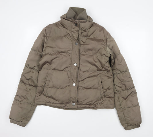 Womens UK Size 12 Mexx Beige Puffer Jacket