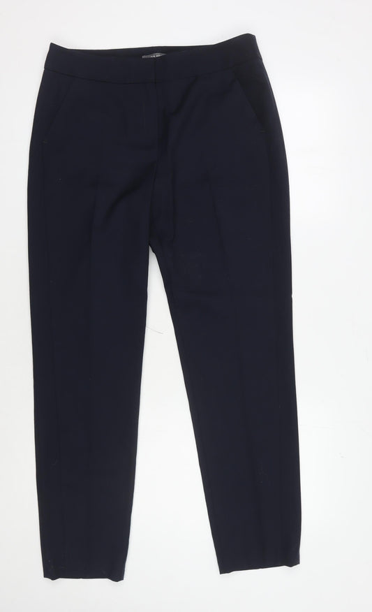 Womens UK Size 12 Laura Ashley Regular Fit Business Blue Trousers