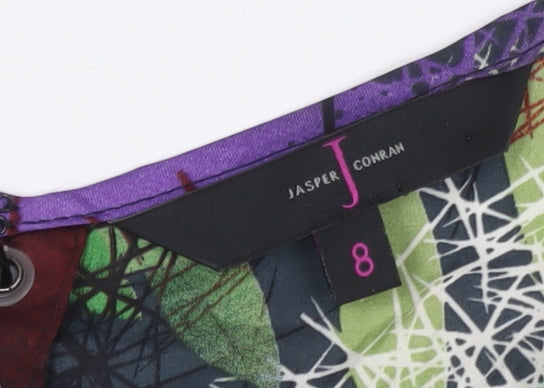 Jasper Conran Women's Multicoloured Sleeveless Tunic Blouse, Size 8