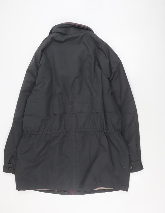 Mens UK Size 44 Bush Black Military Jacket
