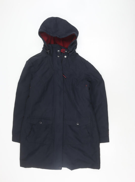 Womens UK Size 12 Maine New England Black Parka Coat