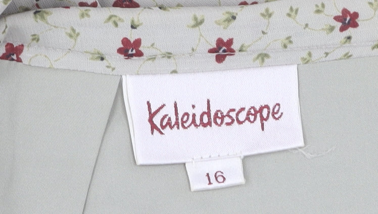 Kaleidoscope Women's Beige Floral Straight Skirt Size 16