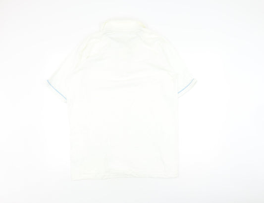 Slazenger Men's White Polo Shirt L