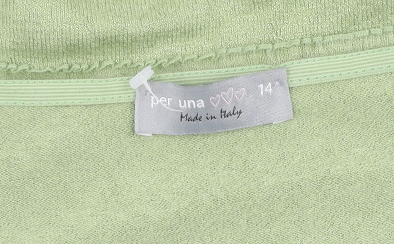 Womens UK Size 14 Per Una Green Pullover Jumper