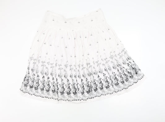 Womens UK Size 14 Topshop Peasant Knit Skirt