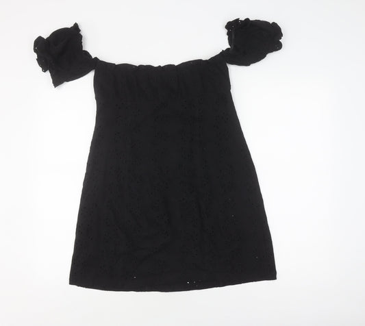 ASOS Black Off the Shoulder Women's Dress, Size 12