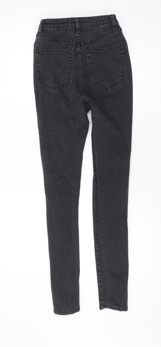 PrettyLittleThing Black Skinny Jeans Women Size 6