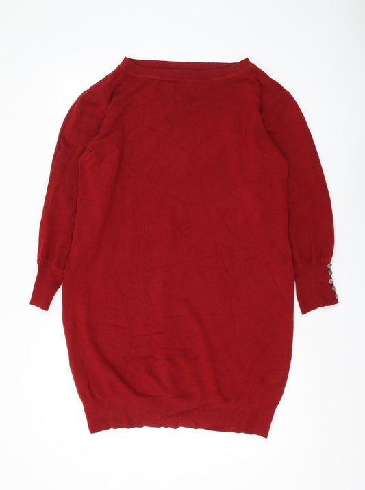 Womens UK Size 14 Roman Red Pullover Jumper
